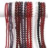 38cm/Str Glass Round Bead Chain for Necklace Bracelet DIY Jewelry Making 4-10mm