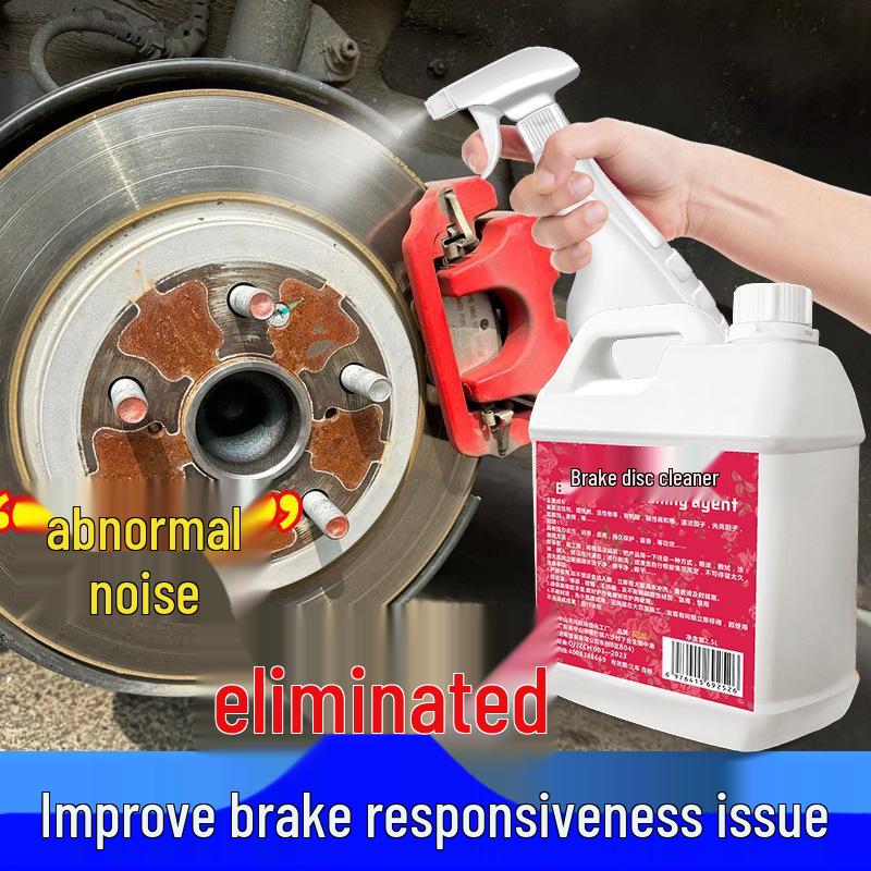 Electric Vehicle Brake System Cleaner & Noise Eliminator: Disc Pads, Rotors, Calipers Degreaser & Rust Remover.