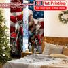 2D FLAT PRINTING 2pcs Curtains (Without Rod) American Eagle On Motorcycle Valentine Is Day Festival Popular Curtains&Drapes