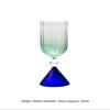 Geometry Glass Gradient Champagne Wine Cup Personality Creative Ice Cream Dessert Pudding Drink Whisky Goblet Bowl