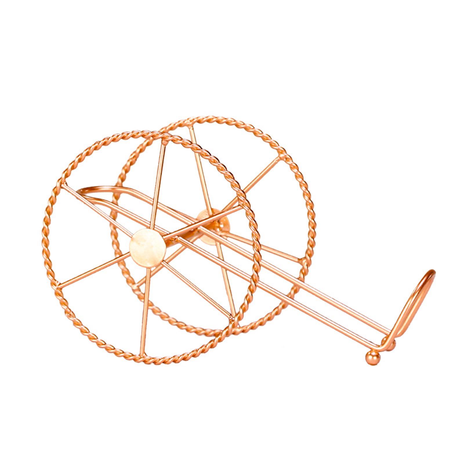 

Художественная железная винная полка в форме пушки, стойка для демонстрации вина с железной текстурой, подходит для украшения дома и обеденного стола