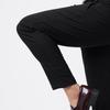 GUNZE BODYWILD Men's Stretch Slacks Tapered Pants Quick Dry Lightweight Washable BDT20K