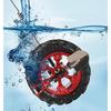 1 Set High Visibility Mini Tire Tire Rear Ornament Rubber Mini Spare Tire Kit Simple Installation For Long Distance Travel
