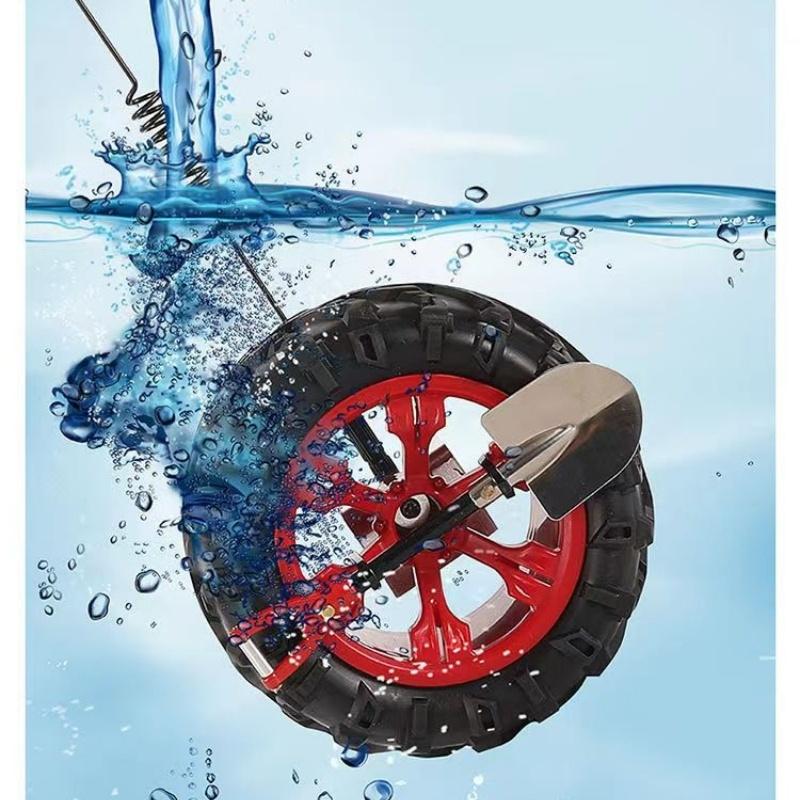 1 Set High Visibility Mini Tire Tire Rear Ornament Rubber Mini Spare Tire Kit Simple Installation For Long Distance Travel