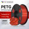 CMYKSUPPLIES 1.75mm PETG 3D Printer Filament CN plug (adapter included)