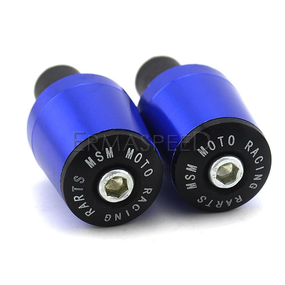 7/8'' Motorcycle Handle Bar Ends Grip Aluminum Handlebar Grips Cap Anti Vibration Slider Plug Dirt Bike Motocross