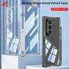 Husă Suport Pix Transparentă cu Airbag de Lux pentru Samsung Galaxy Z Fold 8 Ultra Fold8 Suport Folie Călită Transparentă Husă Rezistentă la Șocuri