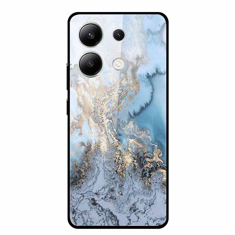For Xiaomi Redmi Note 13 5G Phone Case Soft Bumper Tempered Glass Hard Back Cover Case For Redmi Note 13 Pro Case Note13 Pro Bag