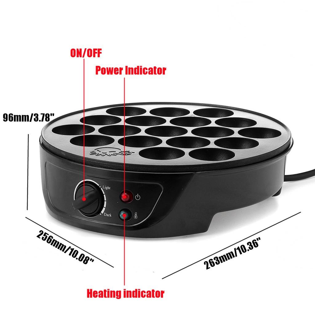 220V 18 Holes Chibi Maruko Baking Machine Household Electric Takoyaki Maker Octopus Balls Grill Pan Professional Cooking Tools