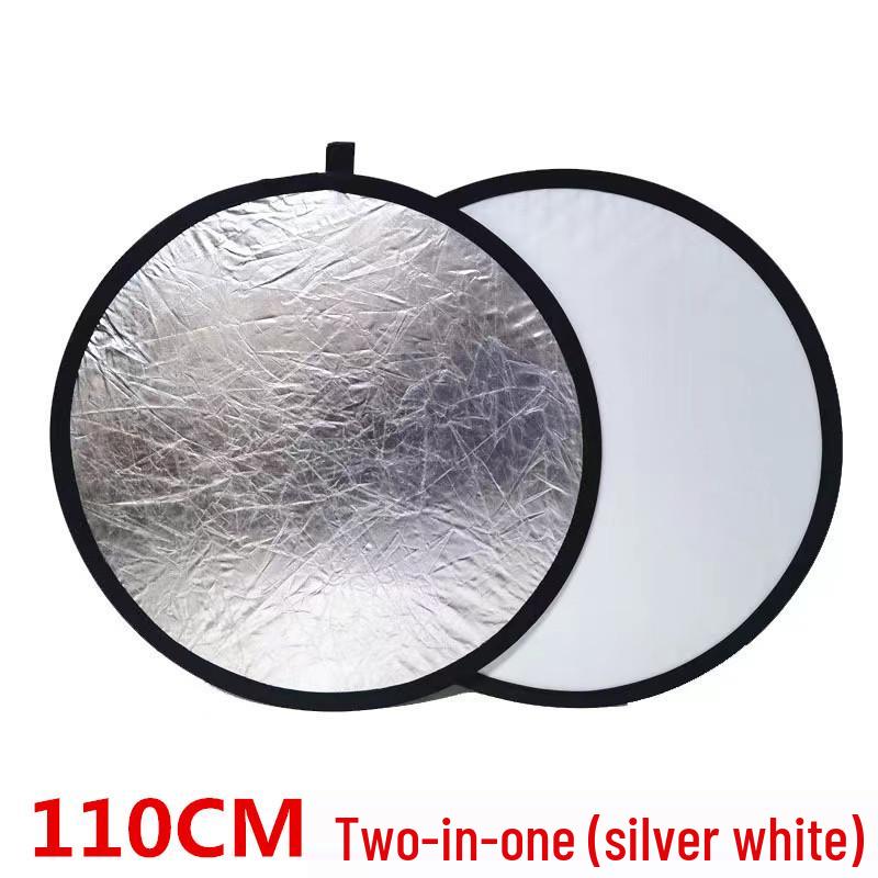 Round Foldable Portable Outdoor Photography Lighting Reflector for Beauty and Portrait Fill Light.