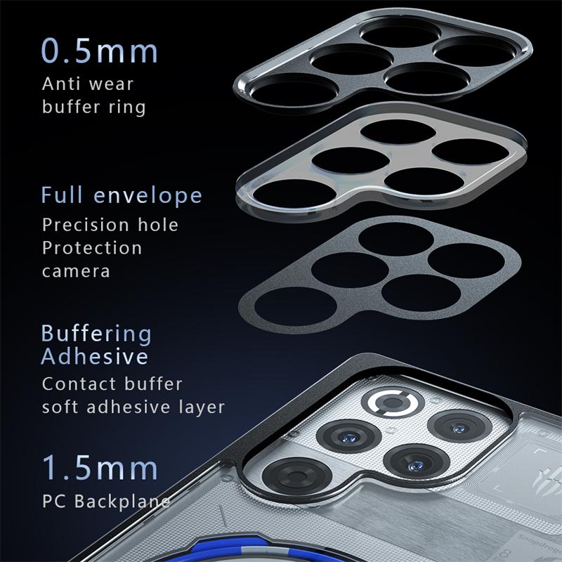 Translucent Case For ZTE Nubia Red Magic 11 Pro Plus Matte Cover Red Magic 11 Pro Case For ZTE Nubia Red Magic 11 Pro Plus Case