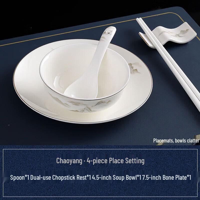 

Новый керамический набор столовой посуды в китайском стиле с пейзажами