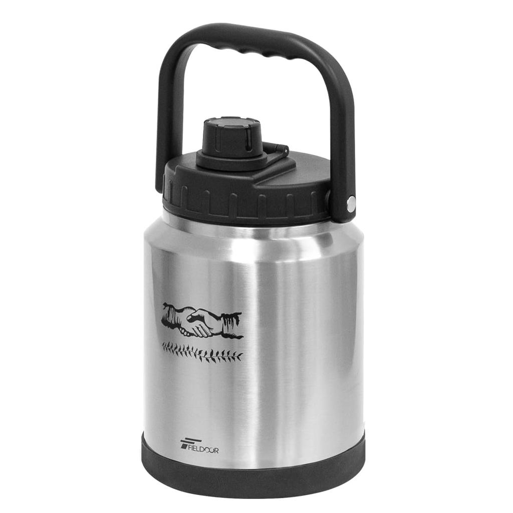 FIELDOOR Ice Container Ice Jug Ice Bottle Water Jug Small Camping Ice Container Outdoor Cold Insulation Water Bottle Wide Mouth Large Capacity