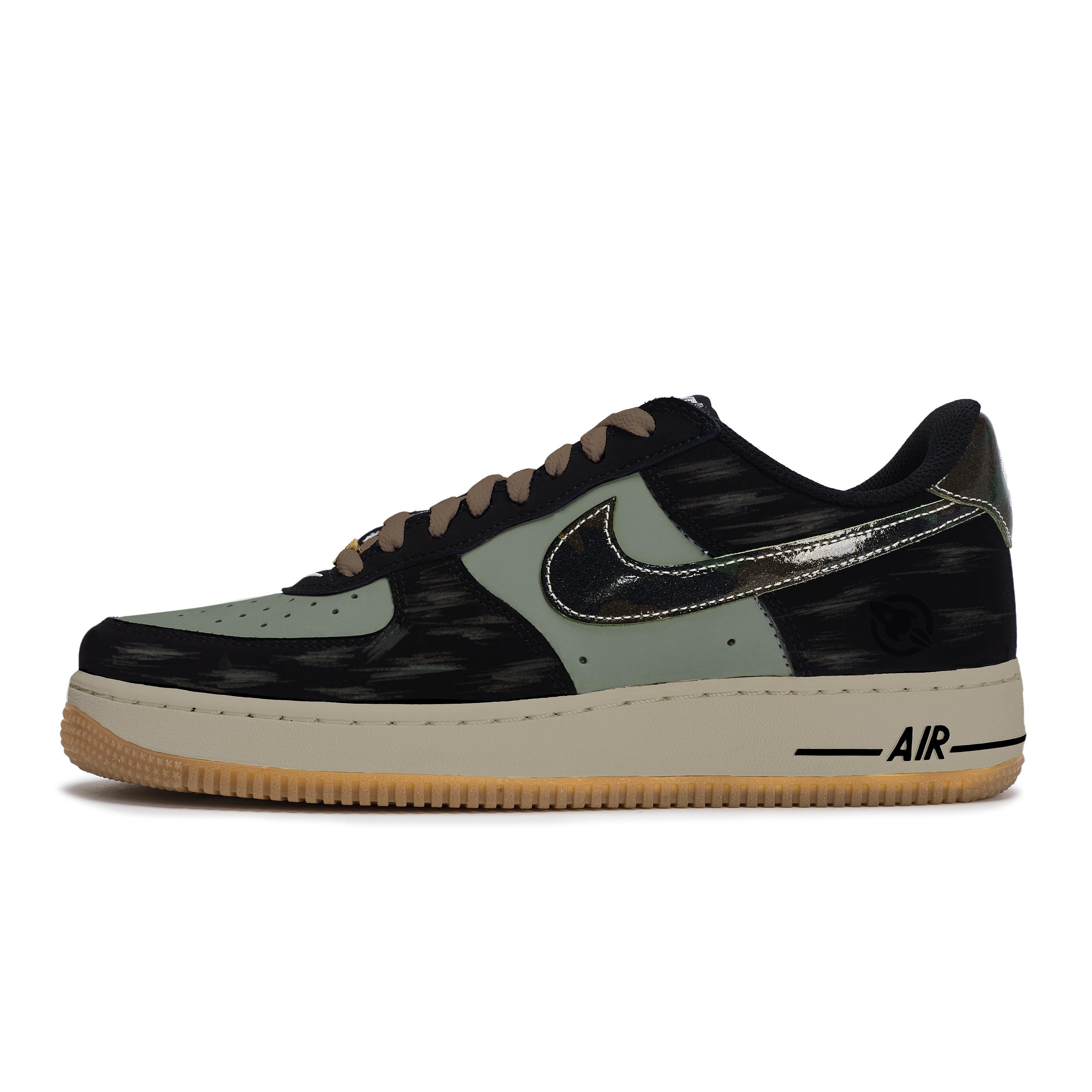 

Nike Air Force 1 RTHS Shadow Companion Low top Skateboard Shoes Unisex Gray Brown Green HQ1967-100(TeamR-) 40.5