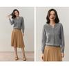 Autumn Cashmere Korean Women's Lace Knit Cardigan Sweater