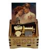 The Titanic Movie Music Box My Heart Will Go On Creative Print Gold Wind Up Musical Box Toy Wife Girlfriend Gift