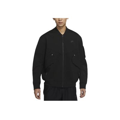 Sportswear Storm-Fit Tech Pack Unlined Loose Zip Jacket Men Outerwear Black DM5502-010