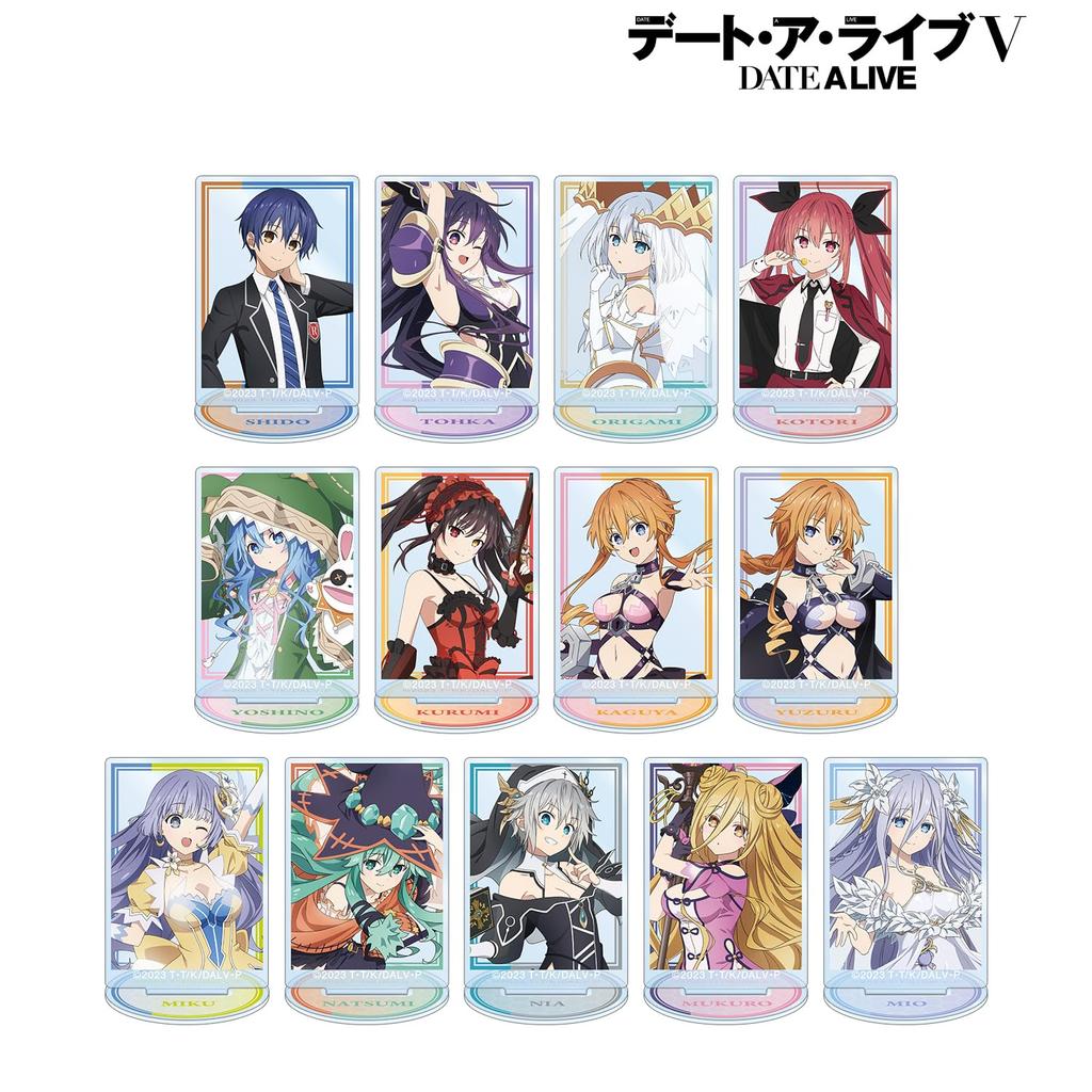 A Live Anime Trading Mini Acrylic Stands Box of 13 "Date V"