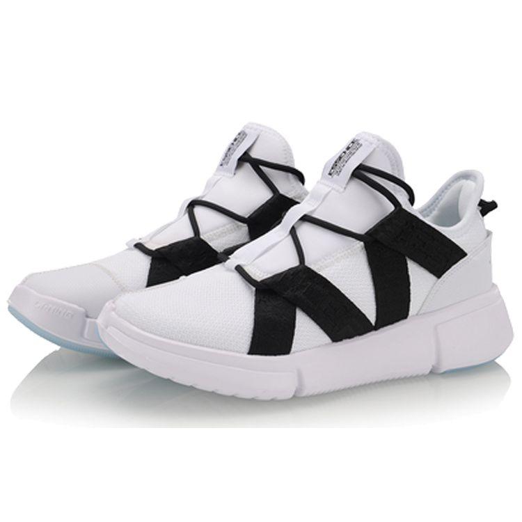Li Ning Wu Dao Low Comfortable Daily Breathable Low Top Retro Basketball Shoes Women Sneakers Standard-White AGBP054-1