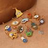 European & American Demon Eyes Pendant & Eyeball Palm Ornament Stainless Steel Bracelet Necklace for Women.