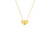 18K Gold CNC Laser-Engraved Four-Leaf Clover Bracelet & Five-Petal Necklace Set
