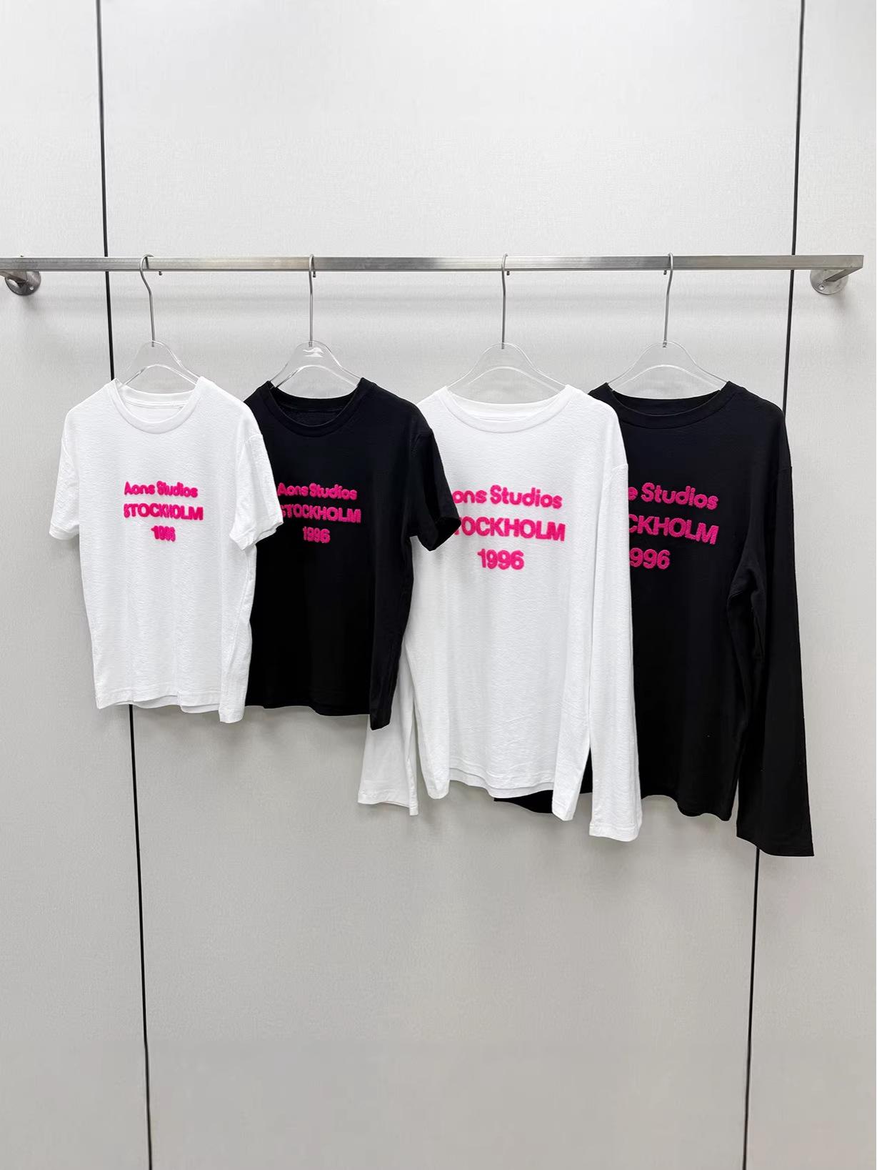 Unisex Cotton-Linen Flocking Letter T-Shirt: Loose Fit, Long-Sleeved, 26 Early Spring Edition Small