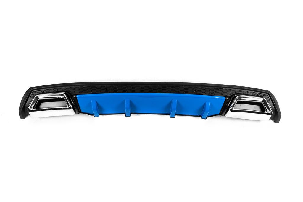 

Universal rear diffuser DPT V-3 (ABS) (blue-2025black gloss)