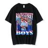 Camiseta com Estampa Gráfica Backstreet Boys Vintage dos Anos 90 Camiseta de Boy Band Masculina Feminina Hip Hop Gótico Camisetas Oversized Streetwear