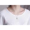 Korean version of temperament love couple necklace fashion collarbone set chain niche design women's jewelry