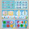 1 Set Cartoon Quiet Book Enlightenment Sticker DIY Book Number Letter Animal Vehicle Recognition Game Puzzle Book Montessori ZYF