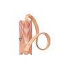 Burberry Peach Check Saddle Crossbody Bag, Luxury Hardware Adjustable Strap Shoulder Handbag for Women, Daily Commute & Casual 80814091