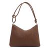 Trendy Women's Medium Size Woven Texture Underarm Bag Fashionable Casual Handbag