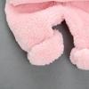 Infant Children's Suit Autumn and Winter Models Plush Suit Plush Boys and Girls Hooded Suit Two-piece Casual Sets Home Service