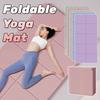 Multifunctional Foldable Pilates Mat Elastic Fitness Cushion Foldable Yoga Mat  Sports Exercise