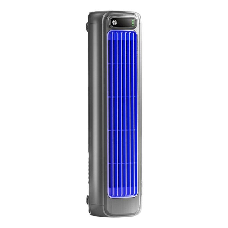 Rechargeable Quiet Desk Fan with Adjustable Airflows Quiet Cooling Fan ABS Texture Perfect for Office or Bedroom Use