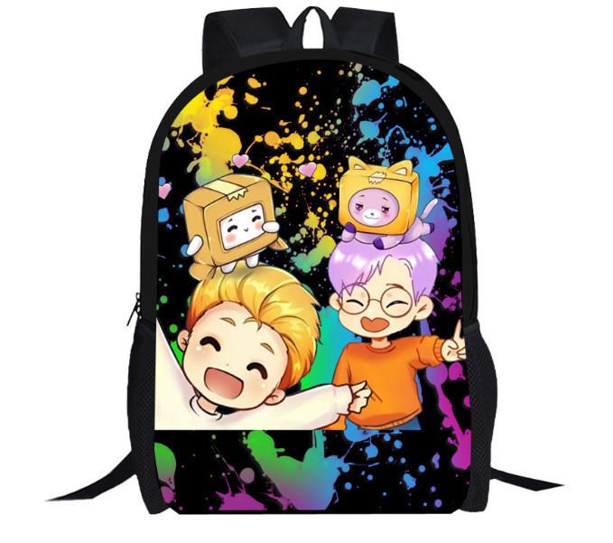 Skibidi Toilet Character Kids Backpack With Breathable Oxford Cloth For School Use