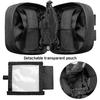 1Pcs Small Tactical Pouch Micro Utility Pouch Removable Clear ID Pocket Mini Knife Compass Flashlight Card Storage Bag Belt