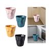 Trash Can Dust Bin Household without Lid Minimalist Wastebasket Garbage Bin for Laundry Kitchen Toilet Indoor Living Room