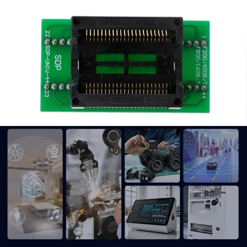 High Compatibility PSOP44 To DIP44 IC Adapter for T56 and 48PIN Programmers Efficient Testing and Programming Needs