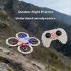 Crazyview DIY Wooden Quadcopter Drone Kit - Build & Fly Your Own 15cm Aircraft [STEM Learning, Remote Control, Full Components]