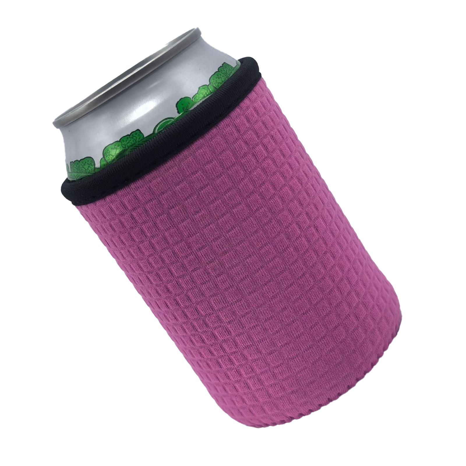 

12OZ Standard Beer Bottle Cooler Covers Neoprene Can Sleeves Nonslip Insulated Bottle Cover for Beer Beverage Drink Soda рожевий