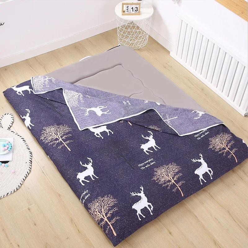 All-Inclusive Floor Bunk Dirty Cushion Cover Comfortable Mattress Cover Dust-Proof Sanded Bed Cover Removable Washable