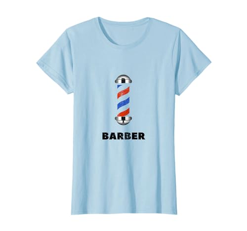 

Barbershop Paul Swirl Design Cool Barber Sign Hairstylist T-Shirt