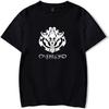 WJHYWDH Neues Anime-T-Shirt Overlord Merch Lässiges Kurzarm-T-Shirt Unisex Tee