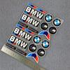 MLKL5 High Reflective Car Badge Decor Stickers Car Motorcycle Night Driving Safety Luminous Decals For BMW 1 3 5 7 Series X1 X3 X5 X7