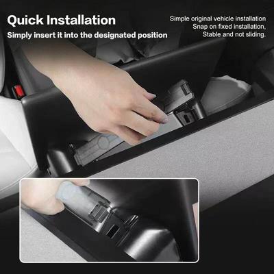 For Model Y/3 Highland Model Y Juniper Hidden Storage Box Organizer Tray Under Central Control Screen Box Car Accessories