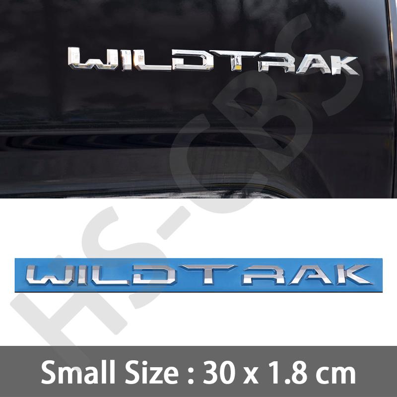 

ABS Wildtrak Displacement Logo Car Styling 4X4 Wild Trak RearTrunk Stickers Emblem Tailgate Decal Car Accessories