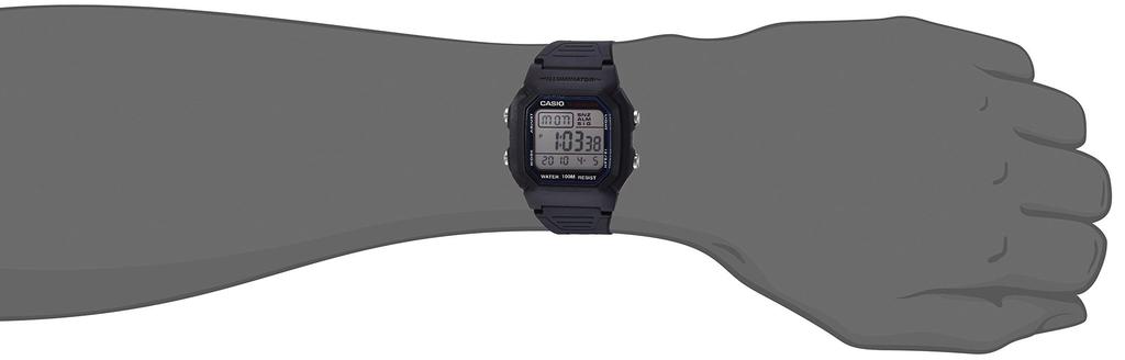 [Casio Import] W800H-1A Men's Watch - Parallel Import - Black