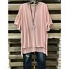 Premium Quality Women Summer V Neck Loose Tops For Effortless Casual Style