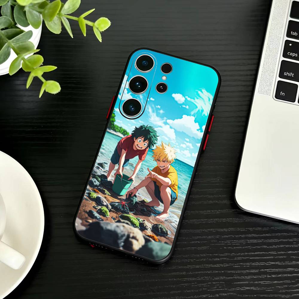 Katsuki Bakugo p-Hero Academia Phone Case For Samsung S26,S25,S24,S23,S22,S21,S20,Plus,Fe,Lite,Others Black Cover